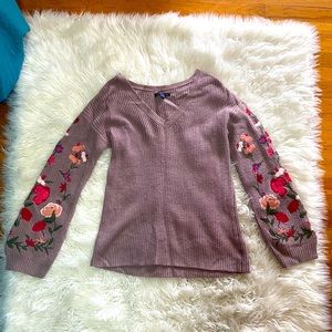 Bell sleeve sweater top